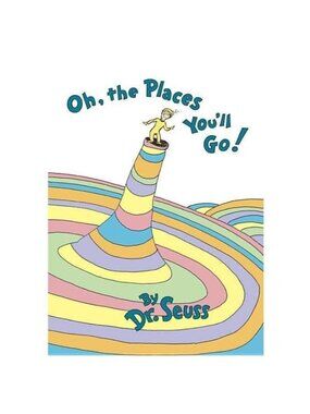 Dr. Seuss Oh, the Places You'll Go! Hardcover Book 1st Edition Random House 1990